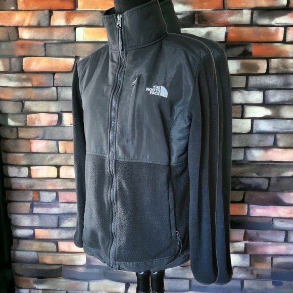 THE NORTH FACE (LG) DENALI BLACK ZIP UP JACKET - Picture 1 of 7